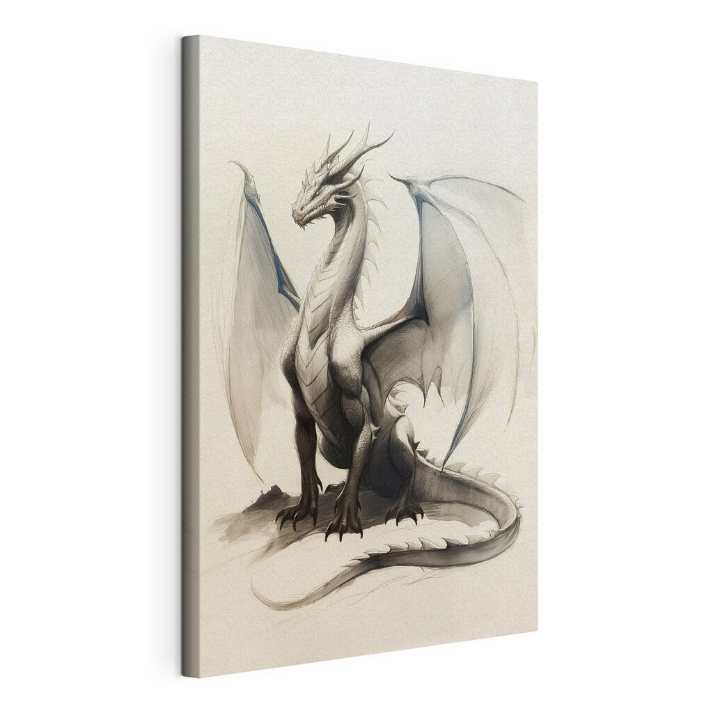Dragon cu aripi întinse — vizualizare produs
