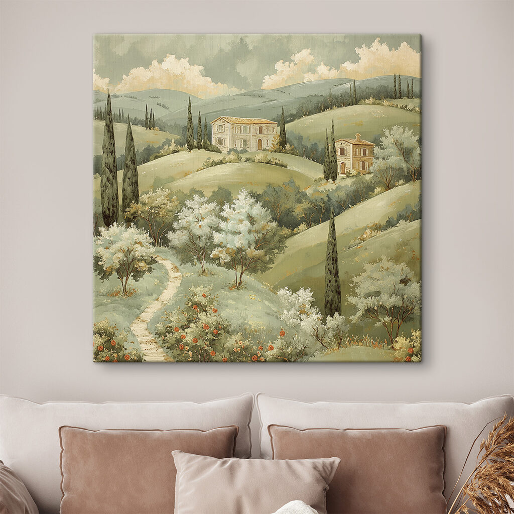 Case pe dealuri înflorite — interior 1