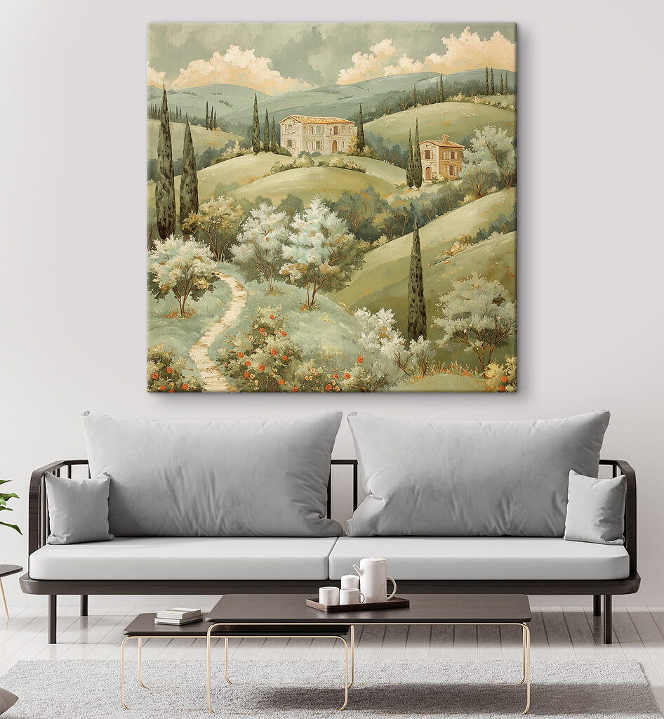 Case pe dealuri înflorite — interior 2