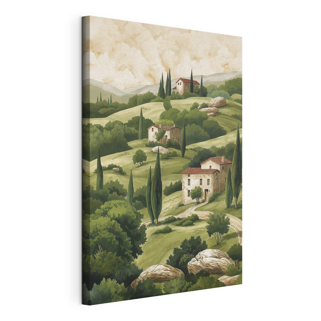 Case mici pe coline — vizualizare produs