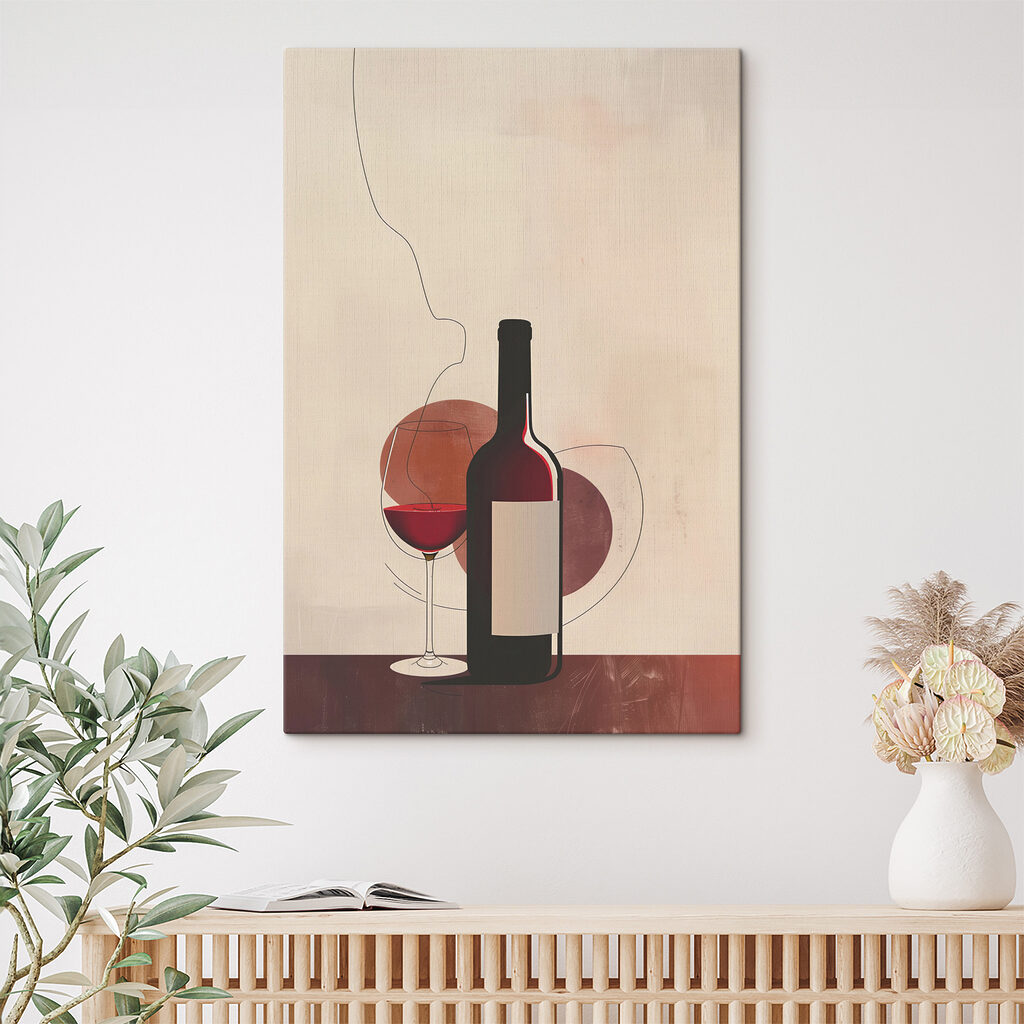 Vin între cercuri calde într-un interior