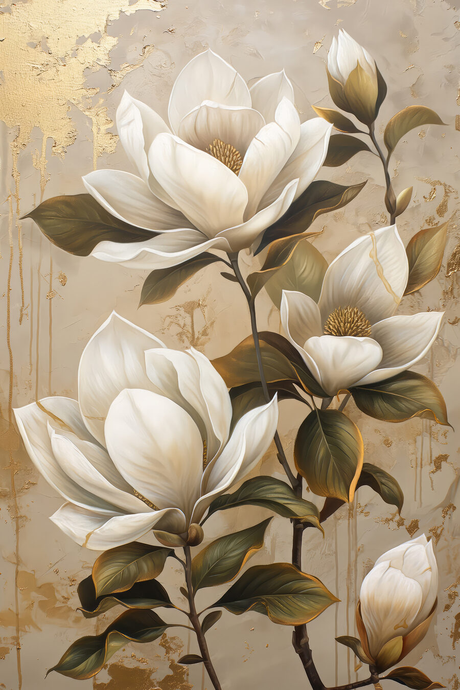Ramură de magnolie — design complet