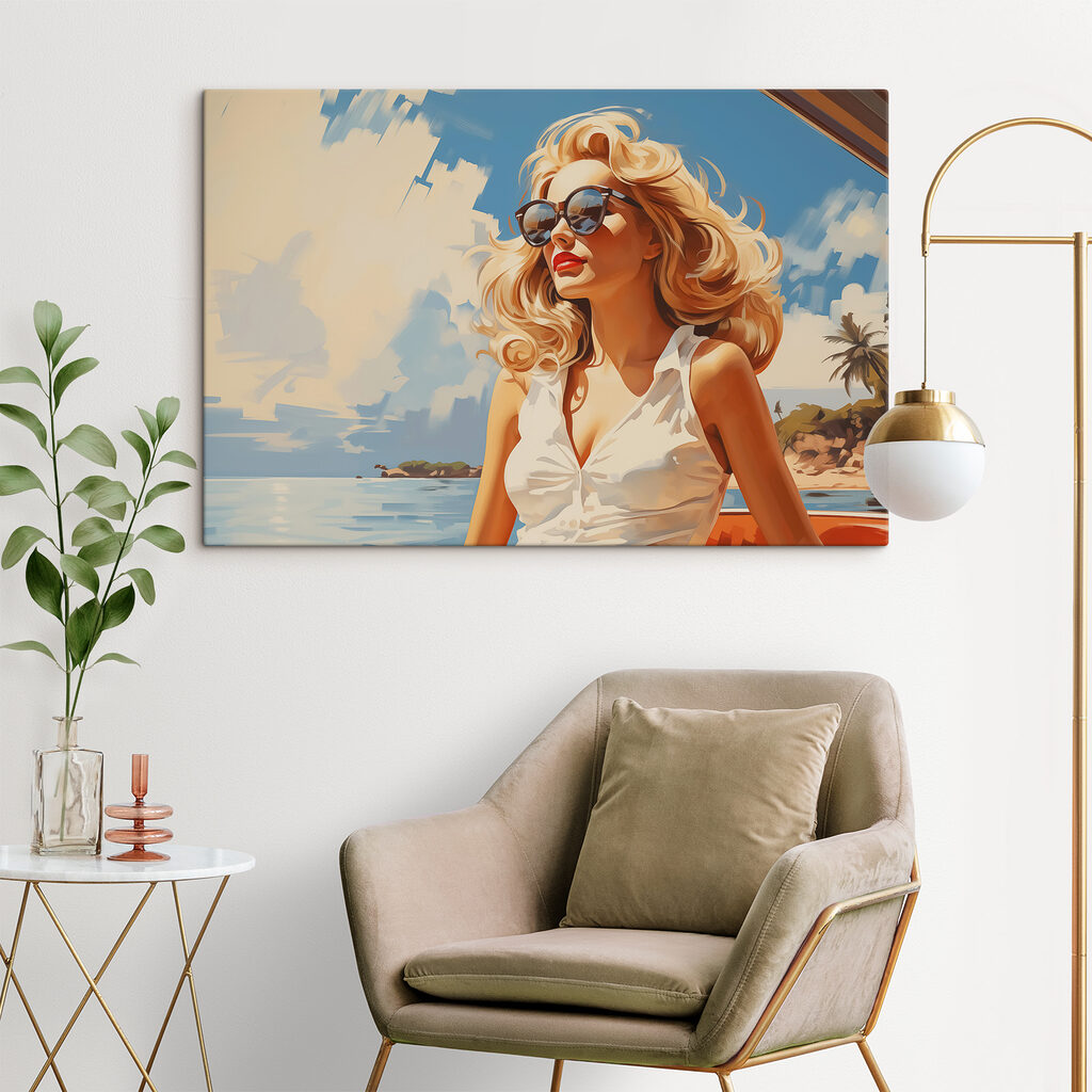 Portret cu ochelari rotunzi — interior 1