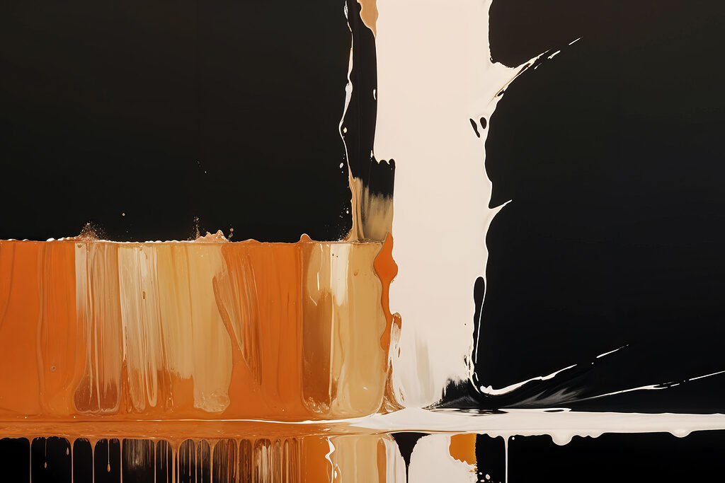 Pete ocru prin negru — design complet