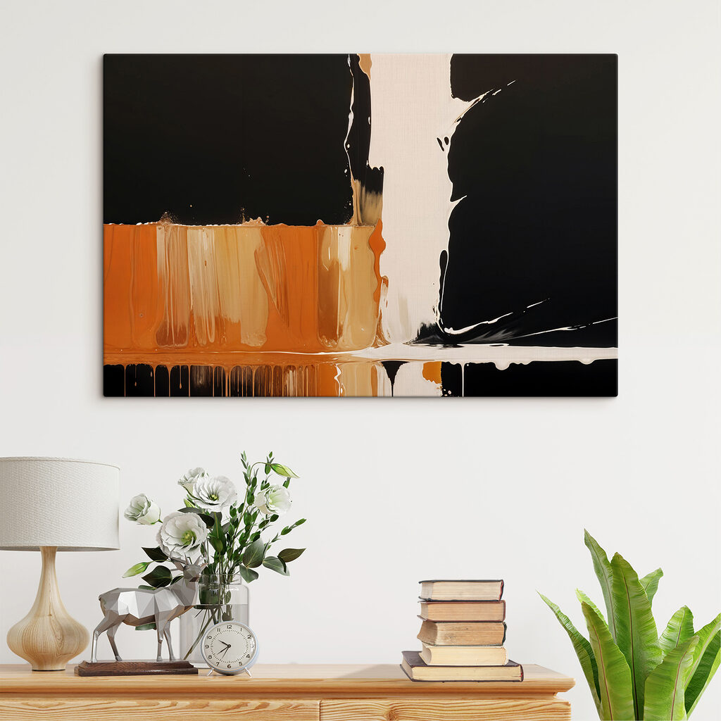 Pete ocru prin negru — interior 2