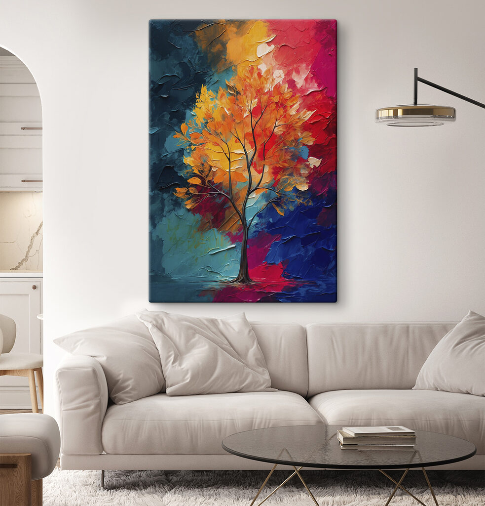 Copac printre culori — interior 2