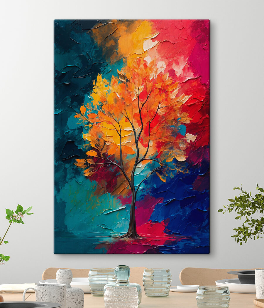 Copac printre culori — interior 1