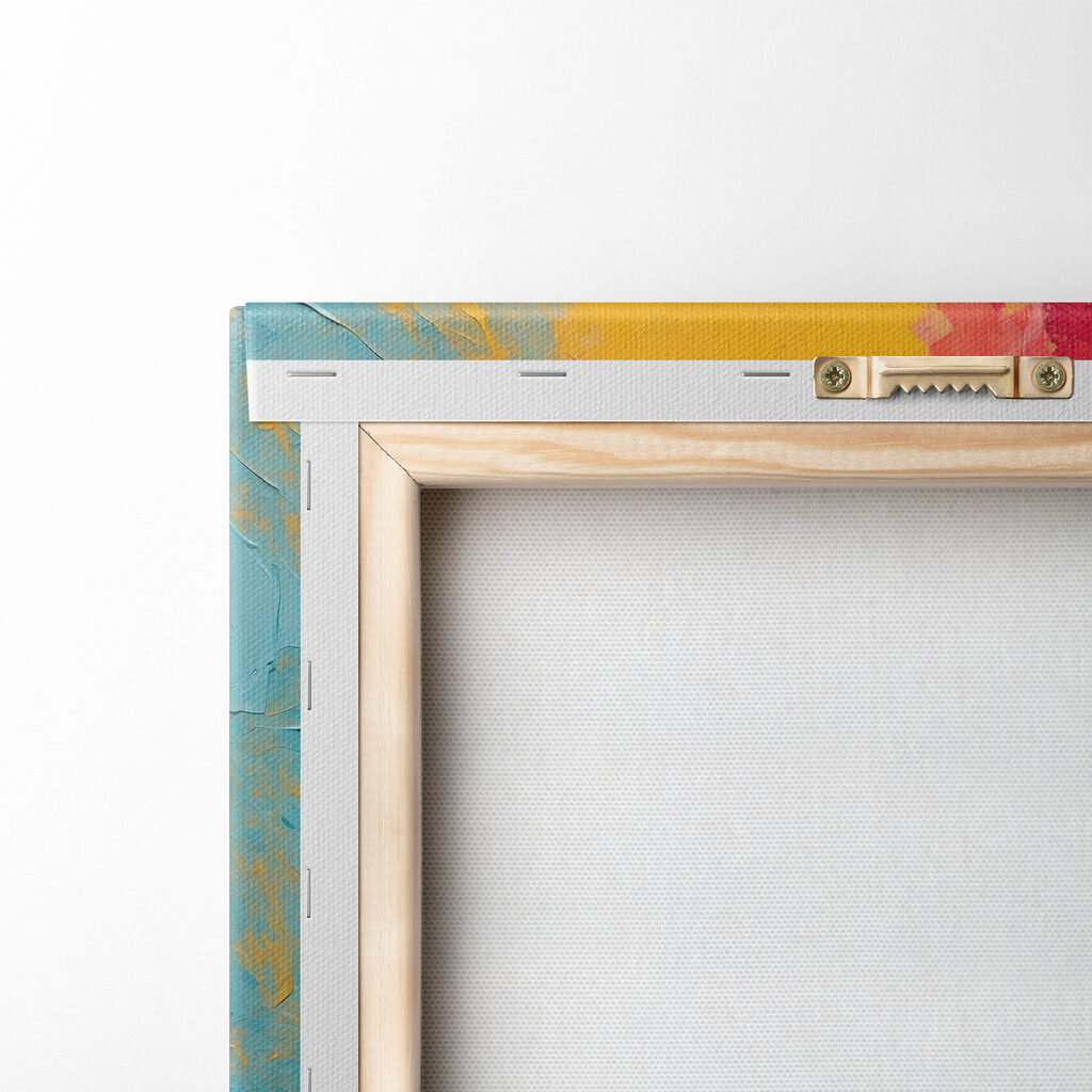 Floare galbenă între benzi — verso