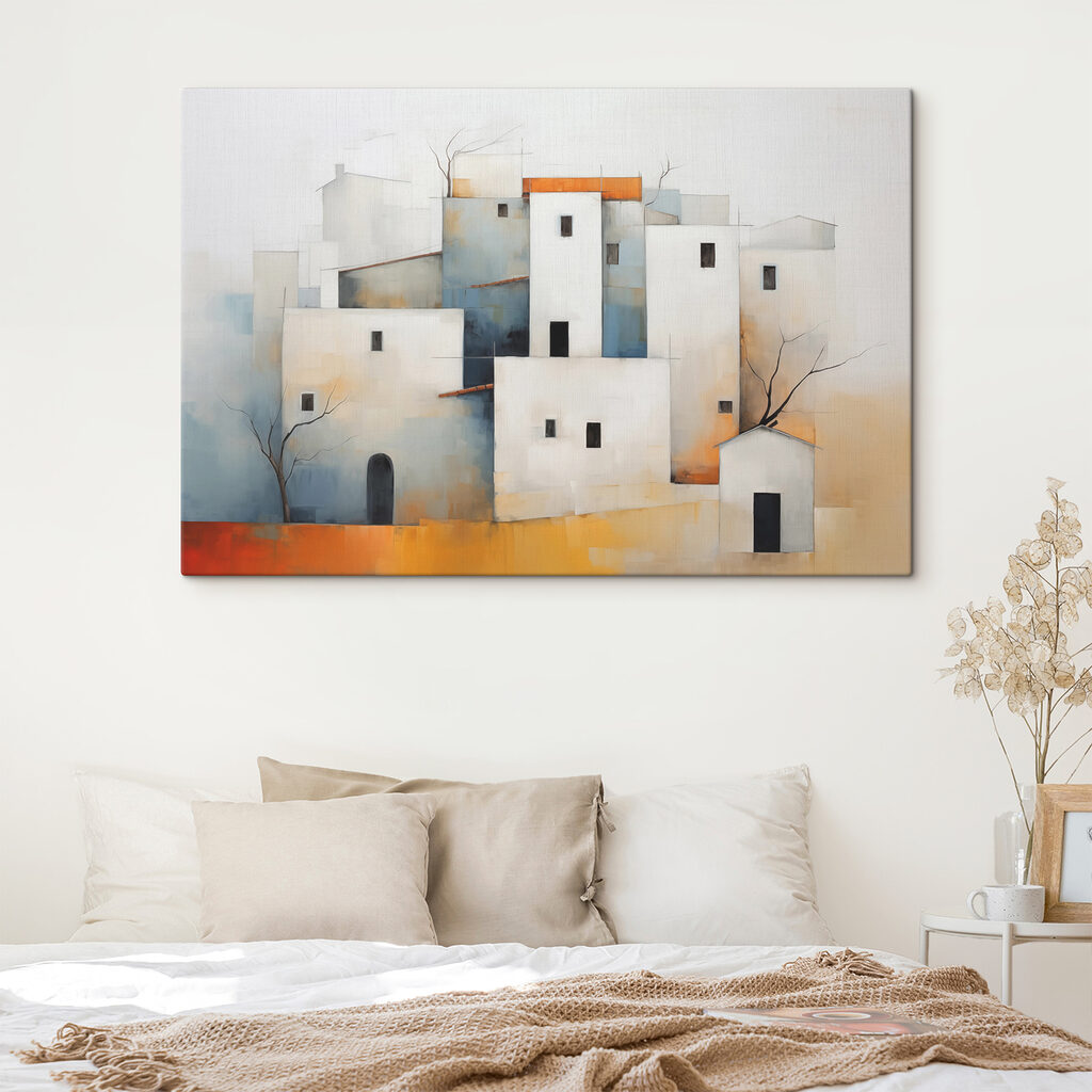 Case albe ca blocuri — interior 1