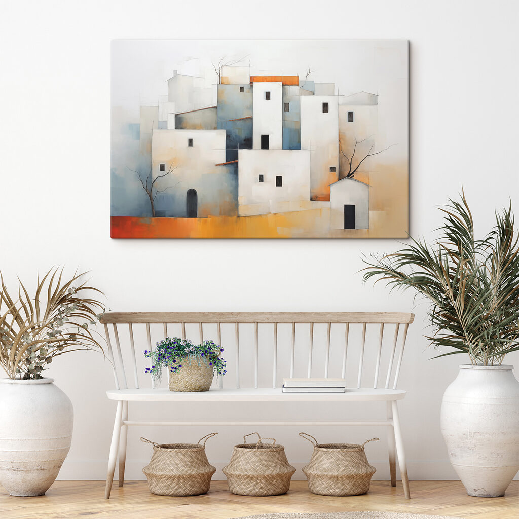 Case albe ca blocuri — interior 2