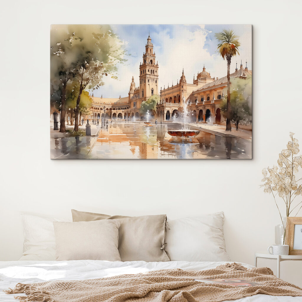 Sevilla în acuarelă — interior 2