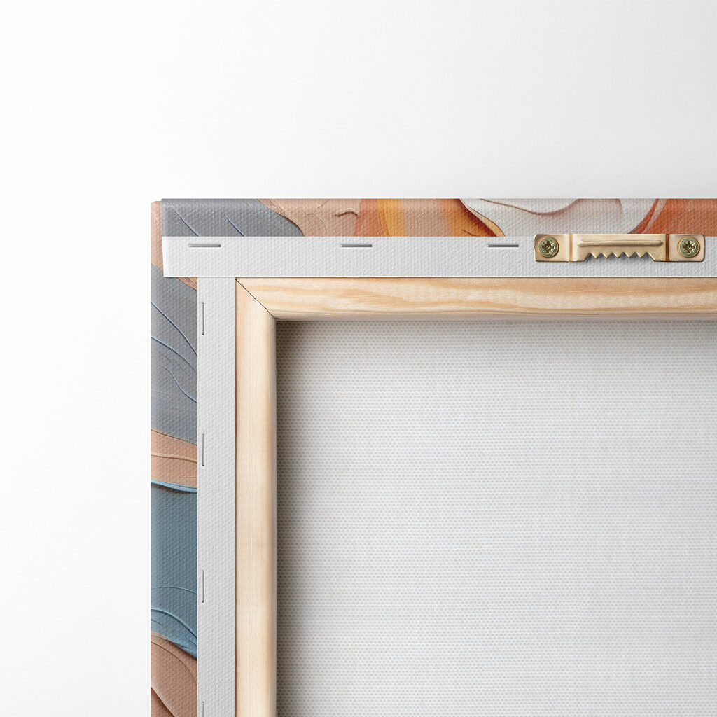 Straturi pastel pe albastru — verso