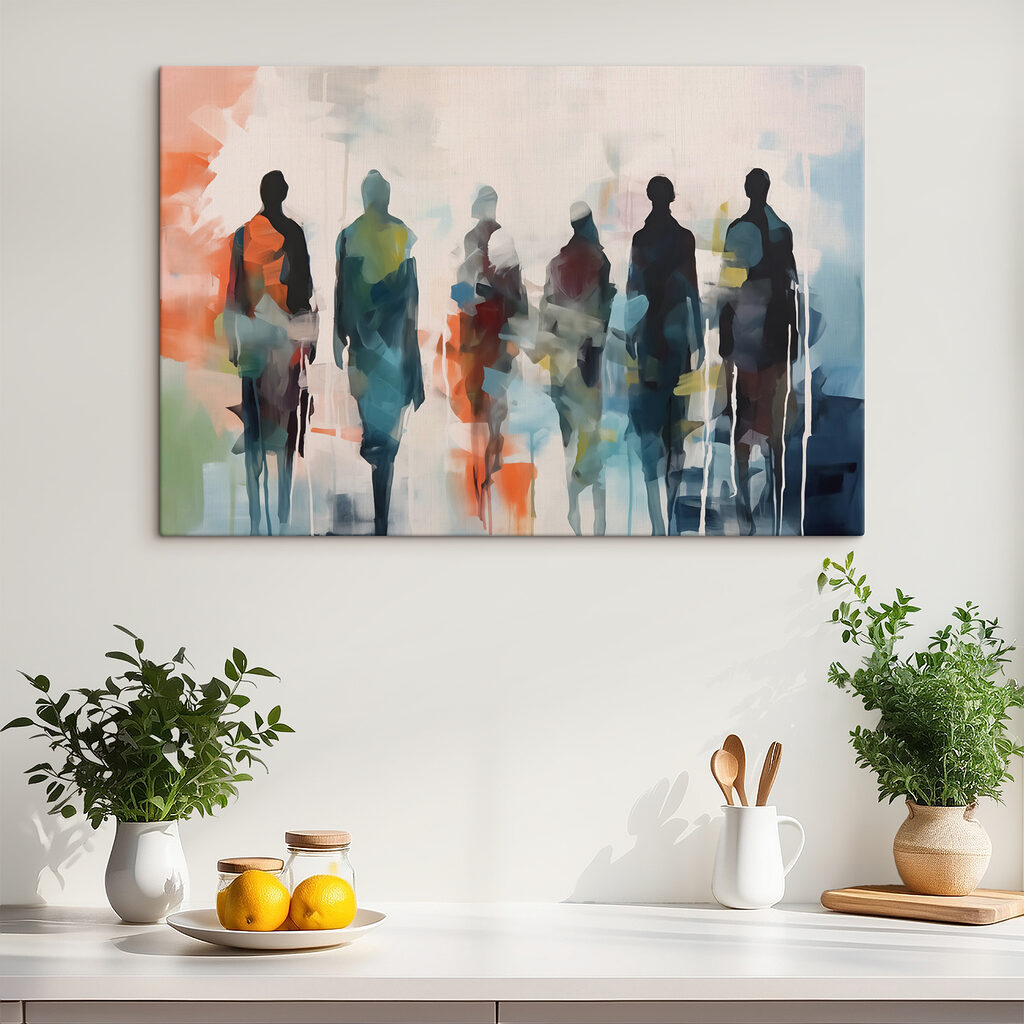 Siluete în culori deschise — interior 1