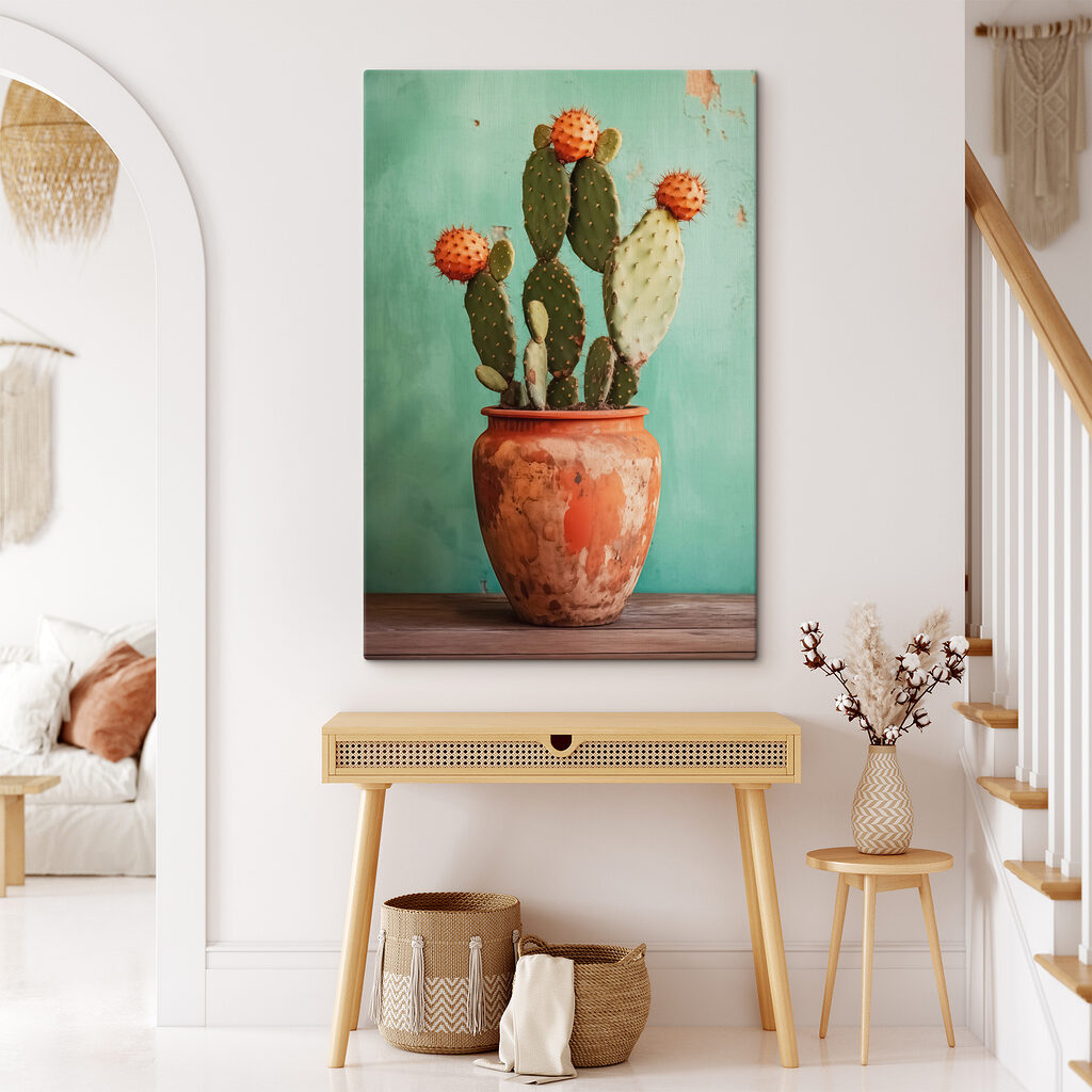 Cactus în teracotă — interior 2
