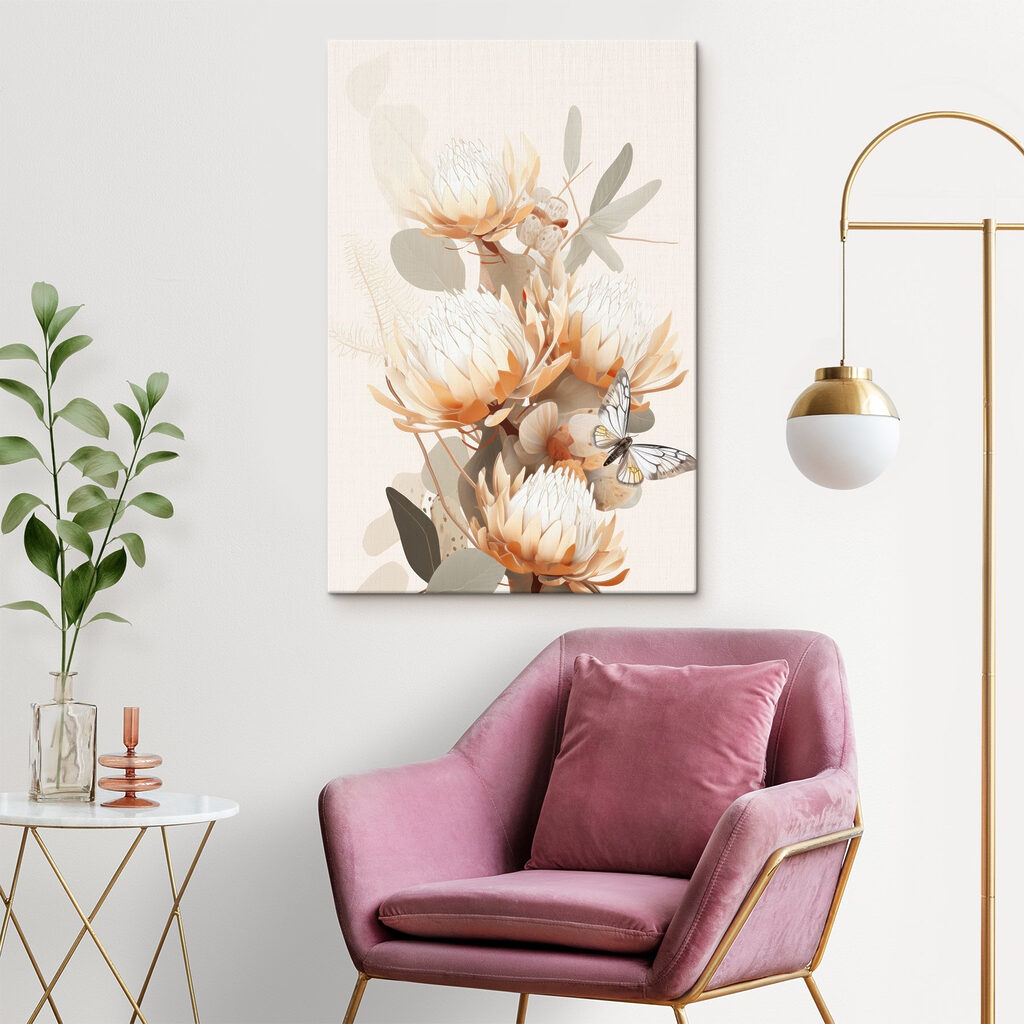 Protee în tonuri pastelate — interior 3