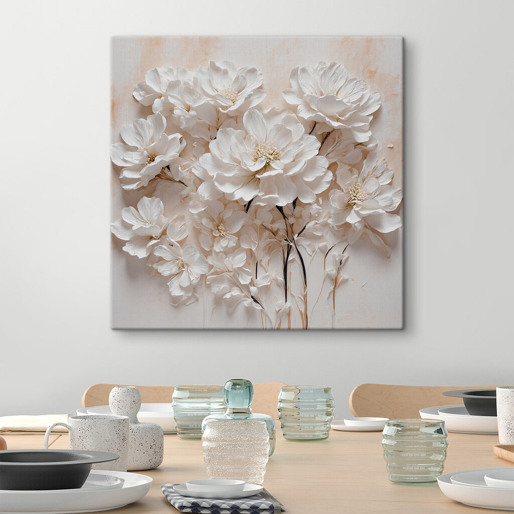 Flori albe, multe petale — interior 3