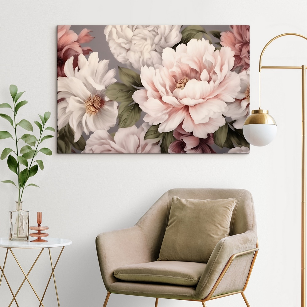Flori roz-crem, grupate — interior 2