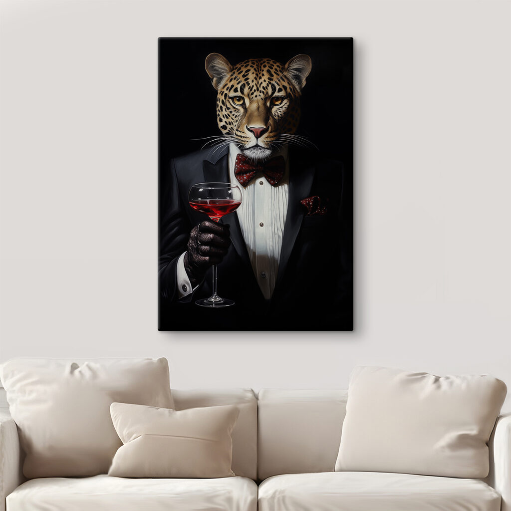 Leopard în smoking — interior 1
