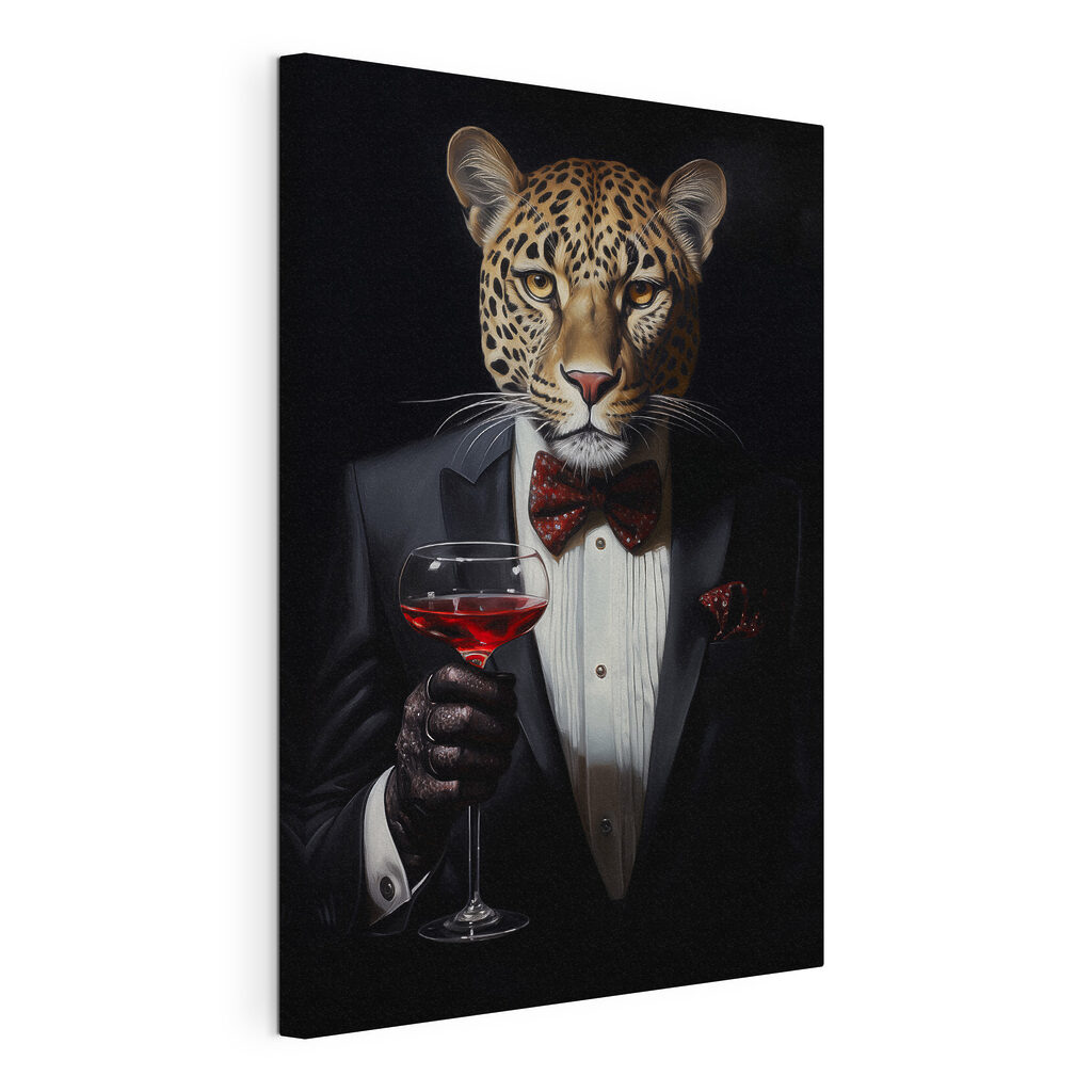 Leopard în smoking — vizualizare produs