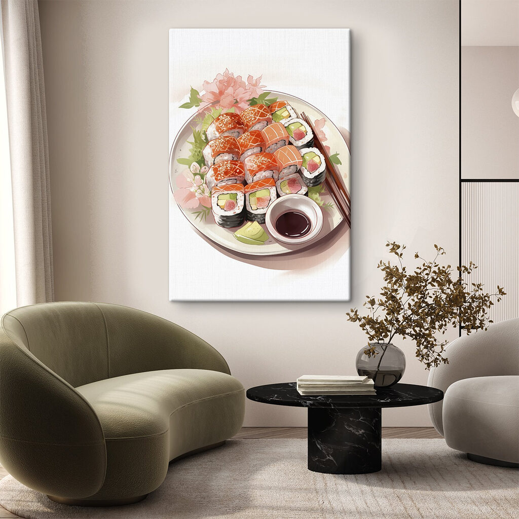 Sushi și somon — interior 1