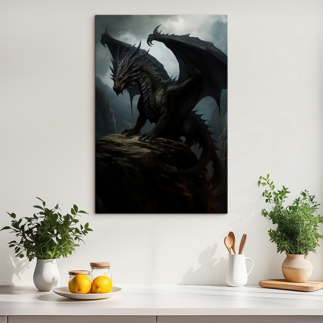 Dragon deasupra stâncilor — interior 1