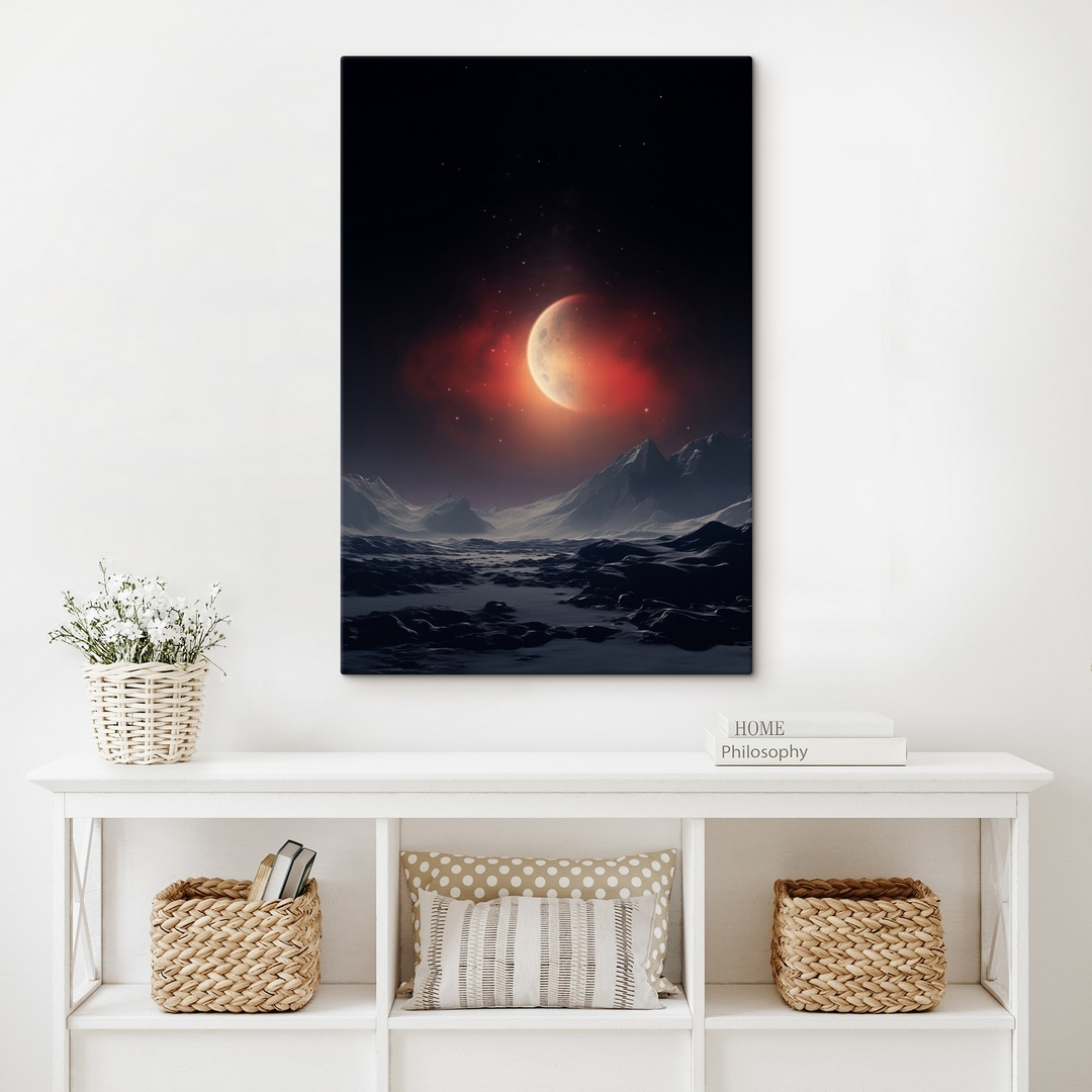 Semilună deasupra munților — interior 1