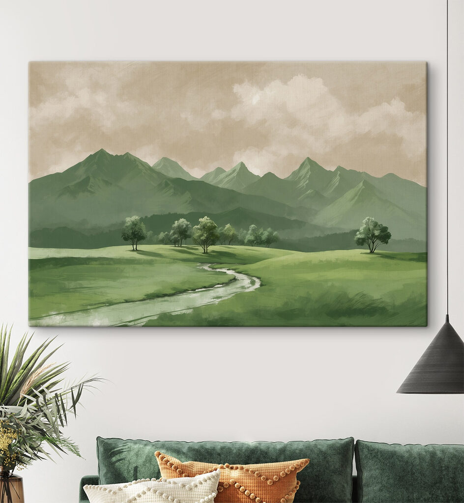 Râu prin valea verde — interior 2