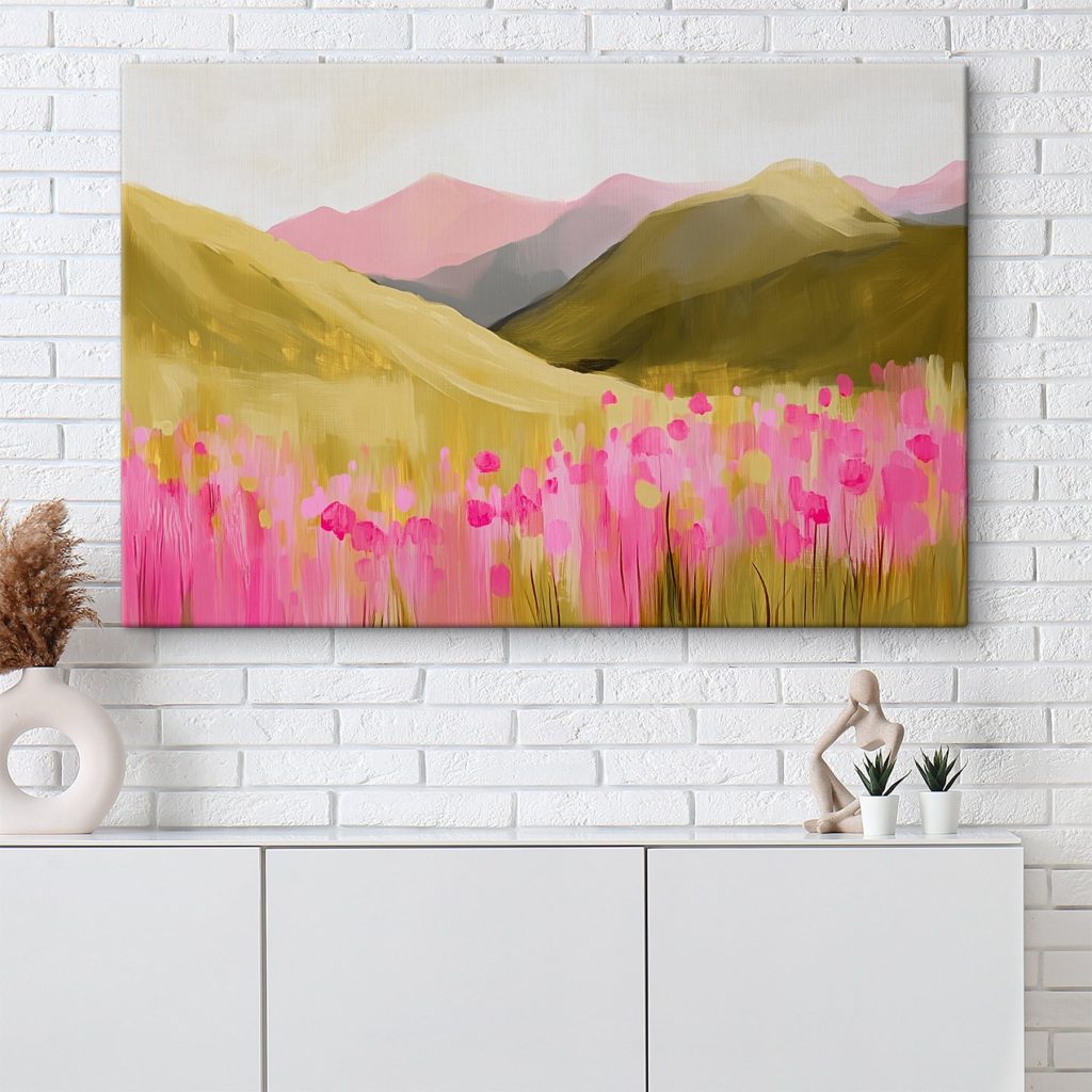 Flori roz pe coline — interior 2