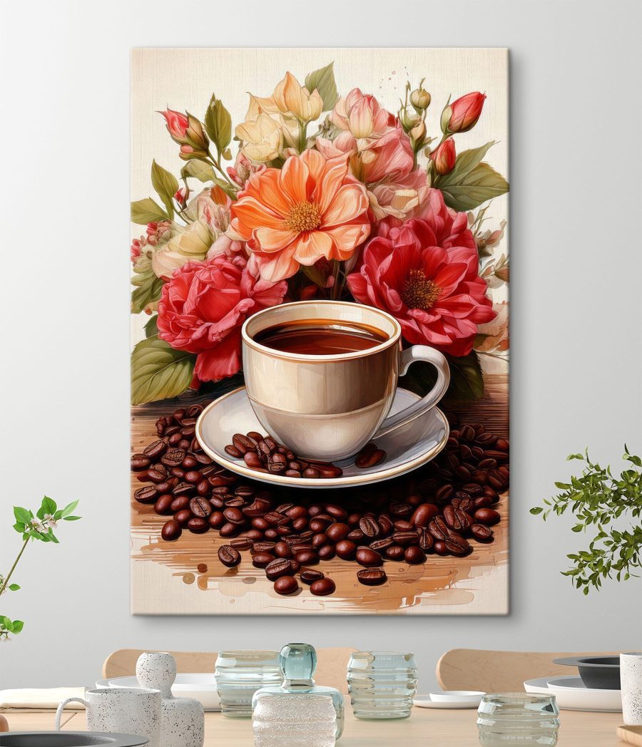 Cafea între trandafiri — interior 1