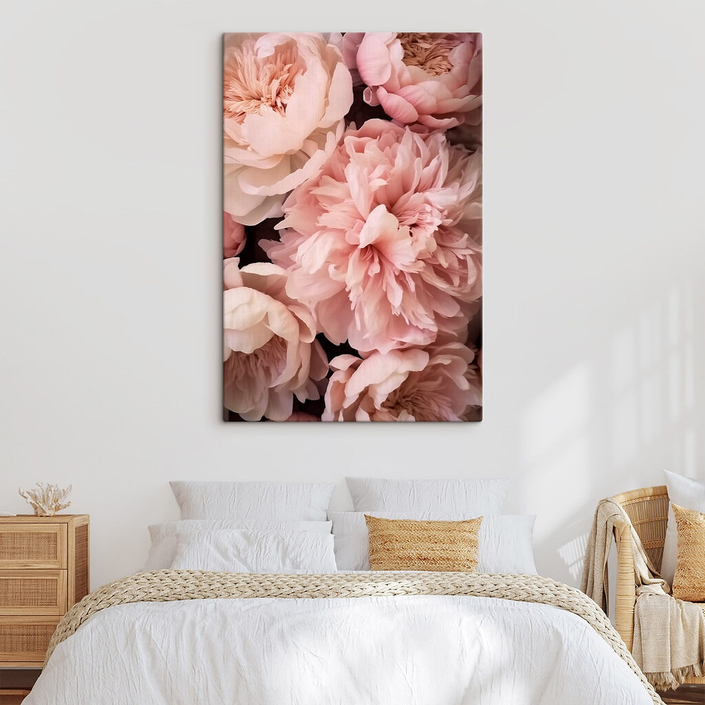 Bujori roz pastel — interior 2