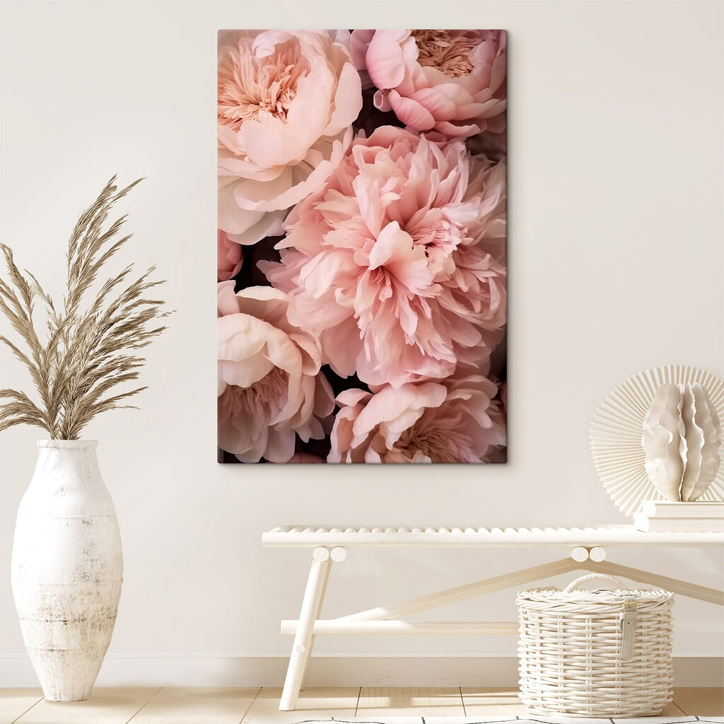 Bujori roz pastel — interior 1