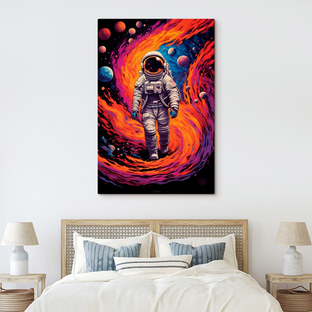 Astronaut printre culori — interior 1