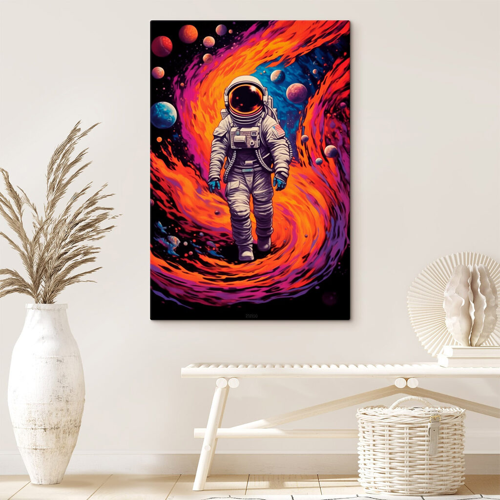 Astronaut printre culori — interior 2