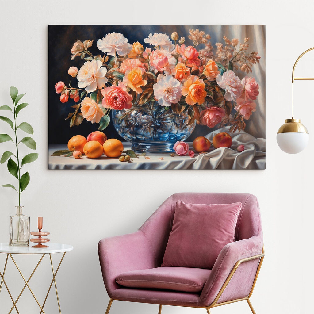 Buchet peste fructe portocalii — interior 2