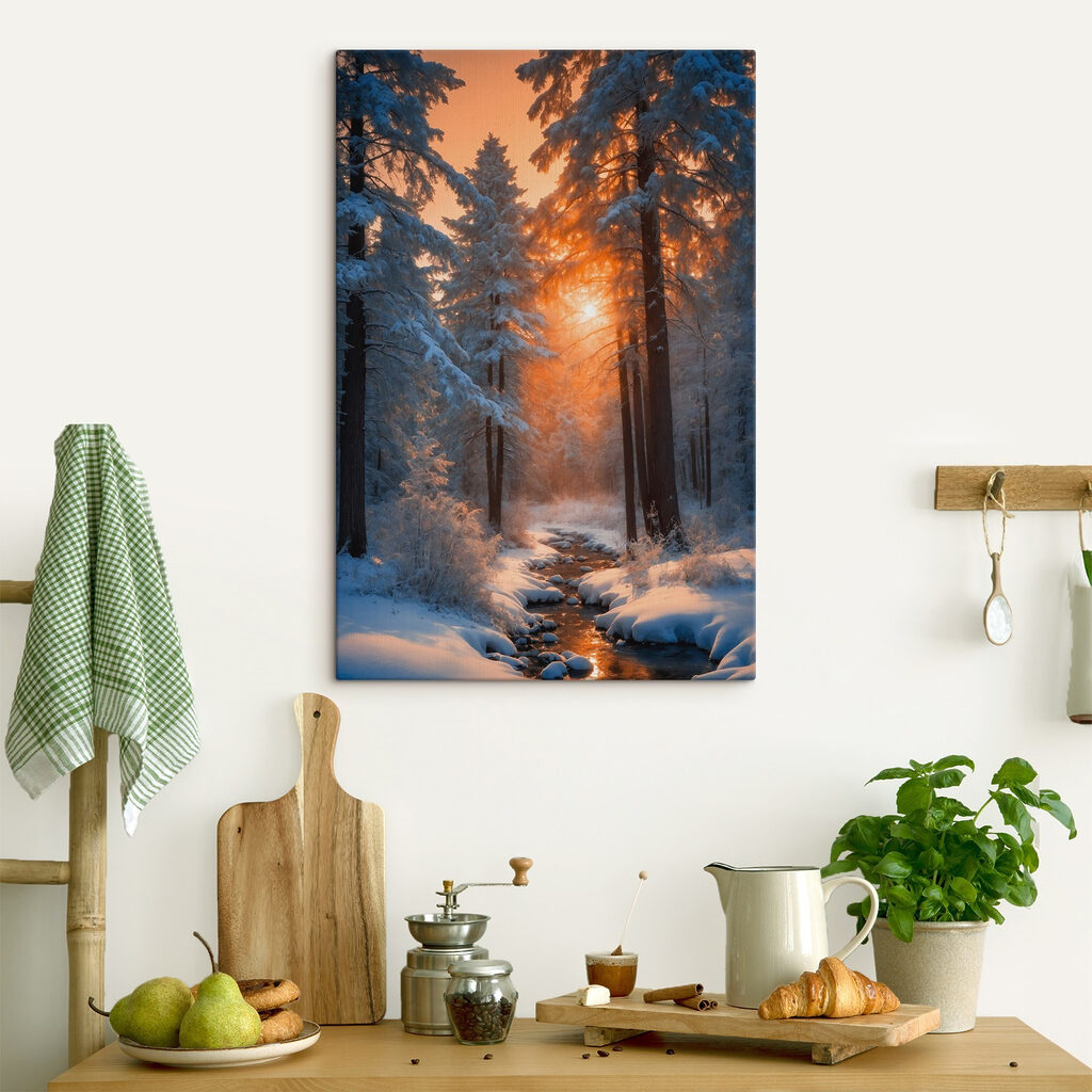 Brazi înzăpeziți și lumină — interior 3