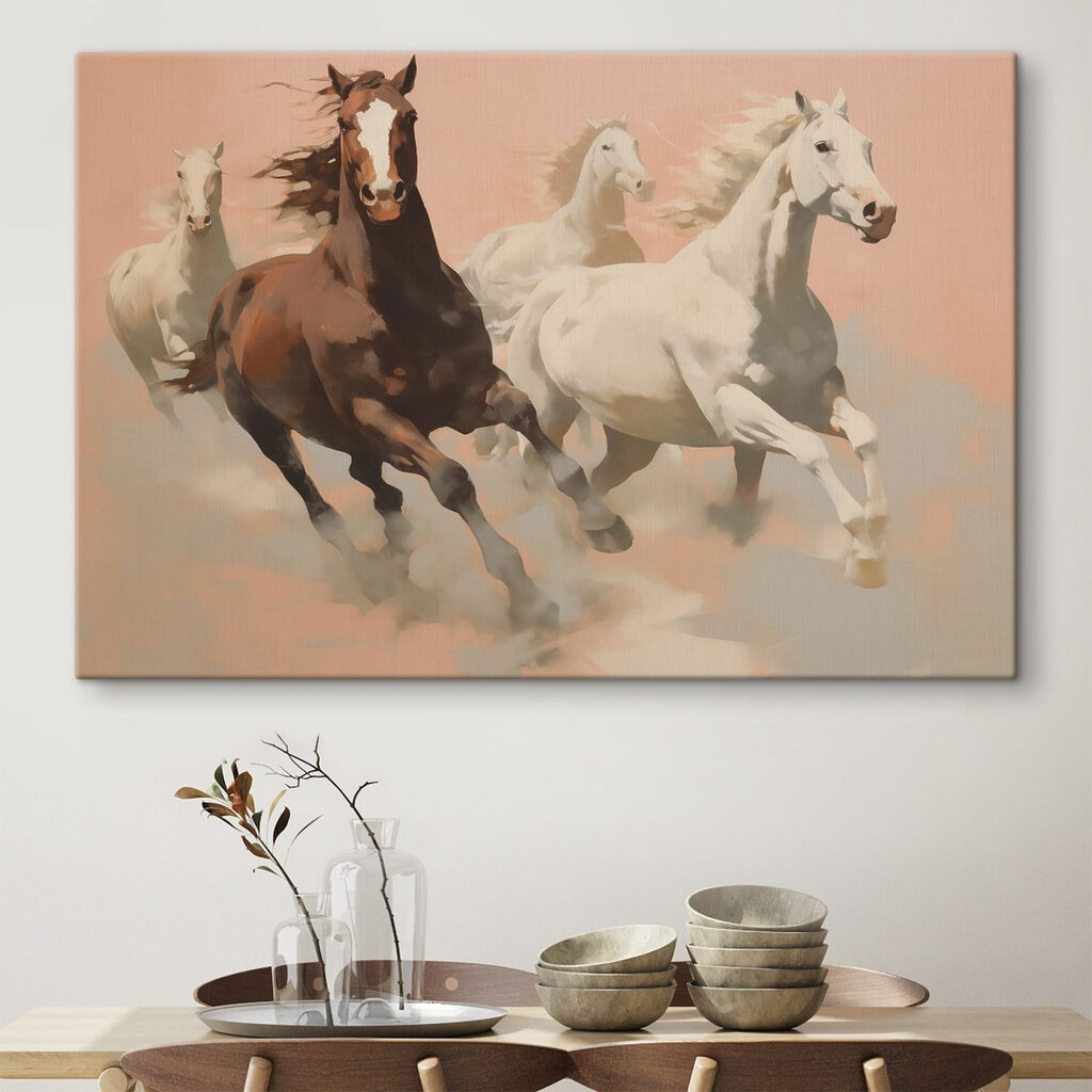Cai în galop — interior 1