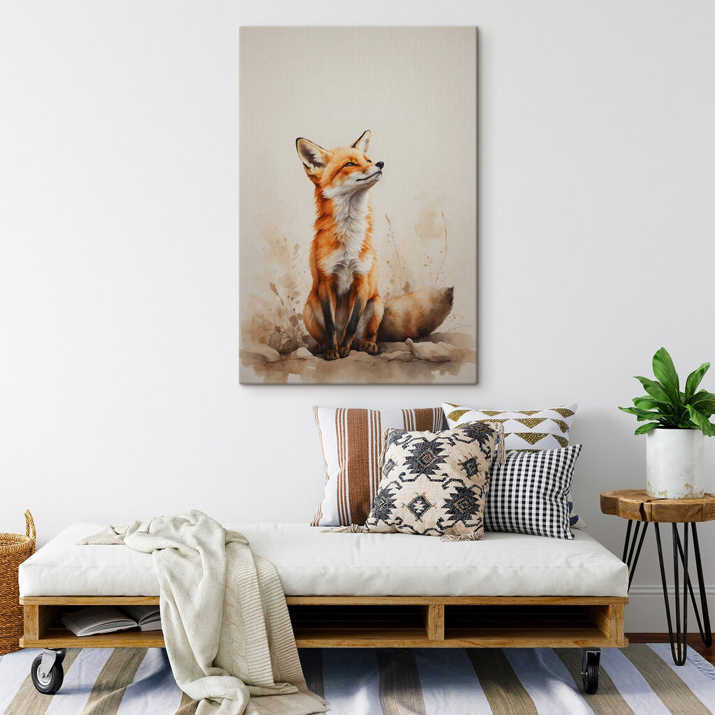 Vulpe privind în sus — interior 3