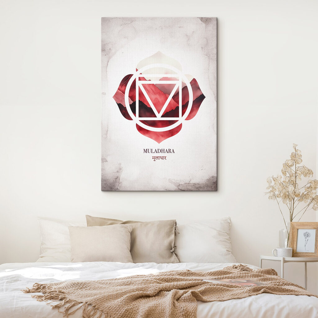 Chakra rădăcinii în roșu — interior 1