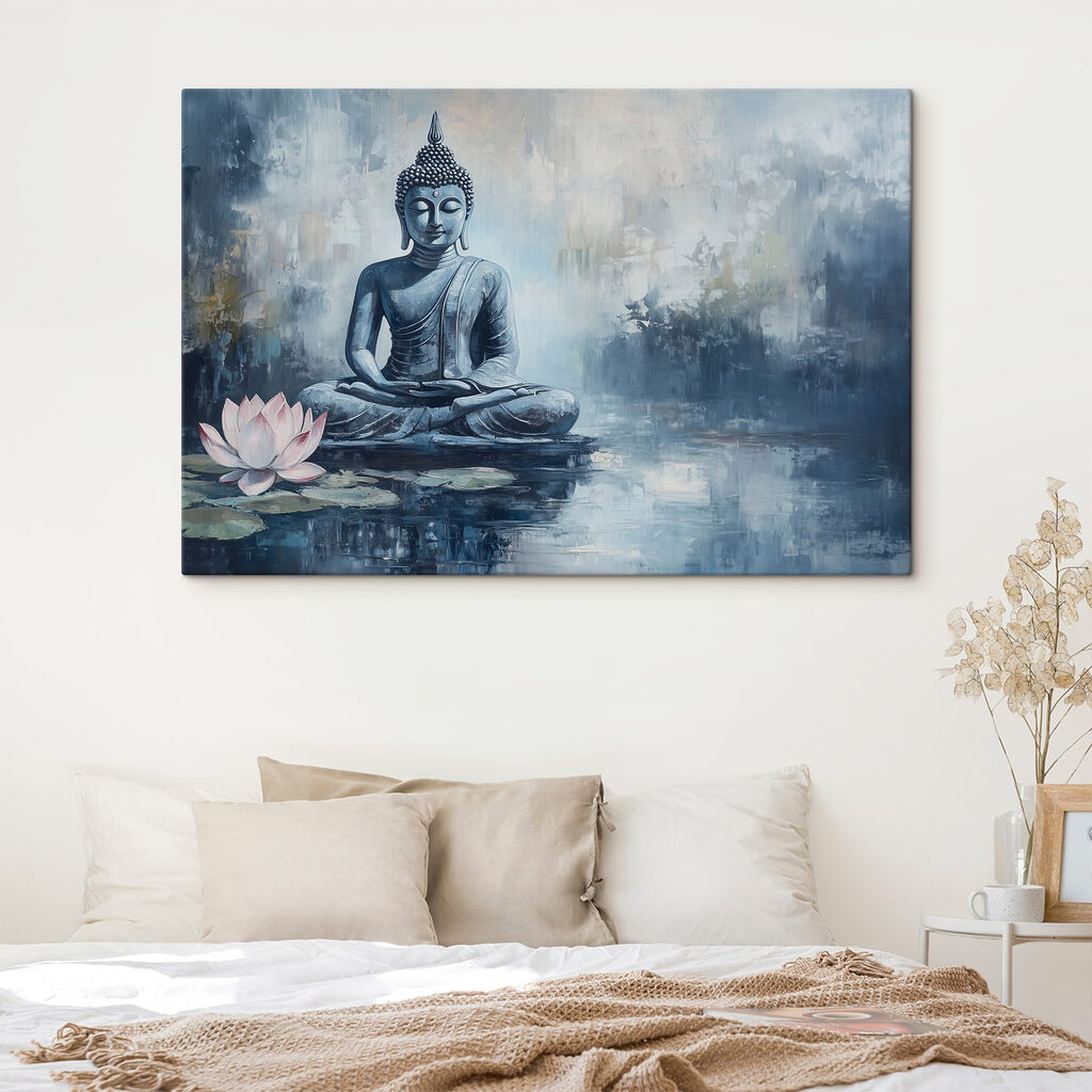 Buddha în ceață albastră — interior 1