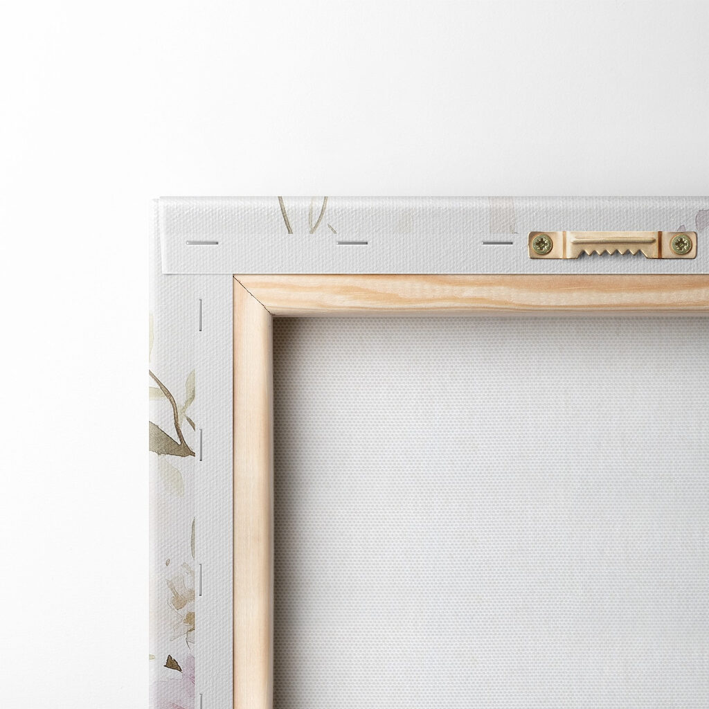 Cafea printre flori roz — verso