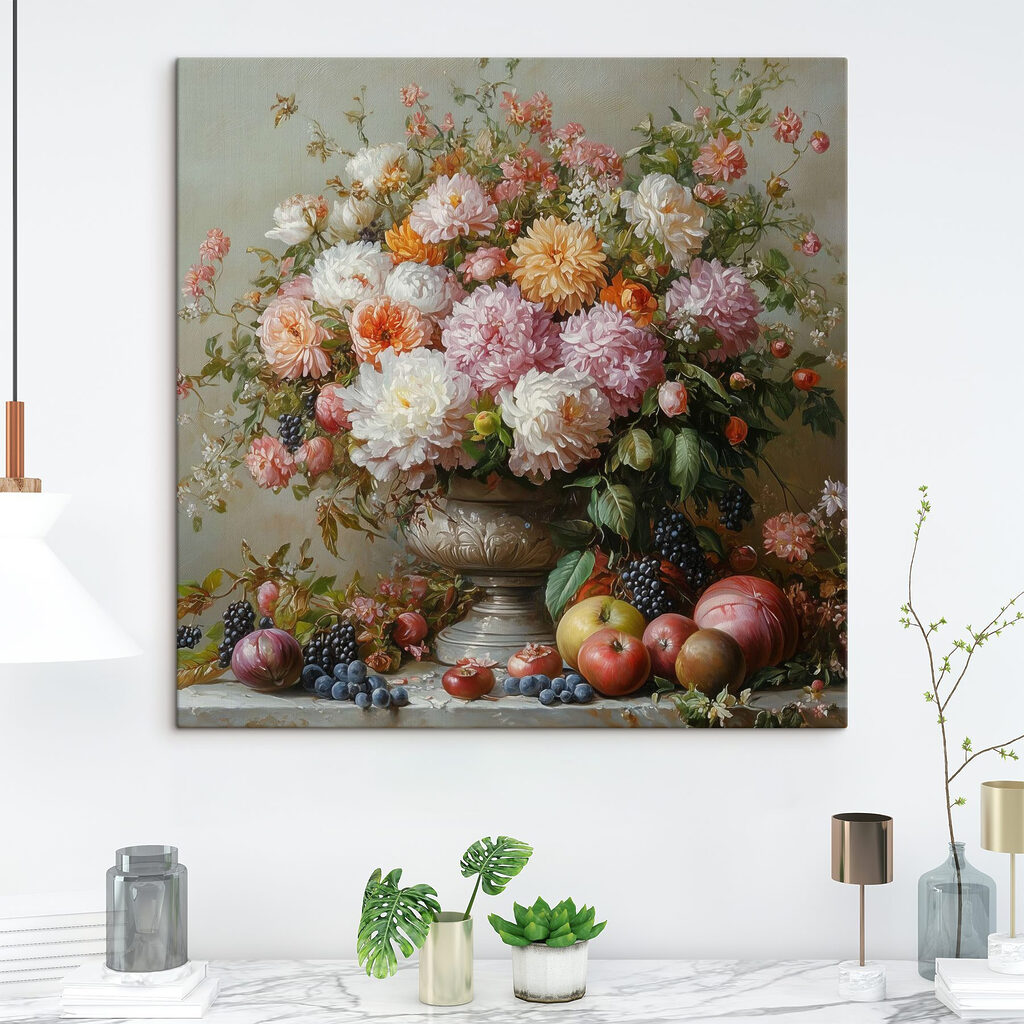 Dalii deasupra fructelor — interior 2