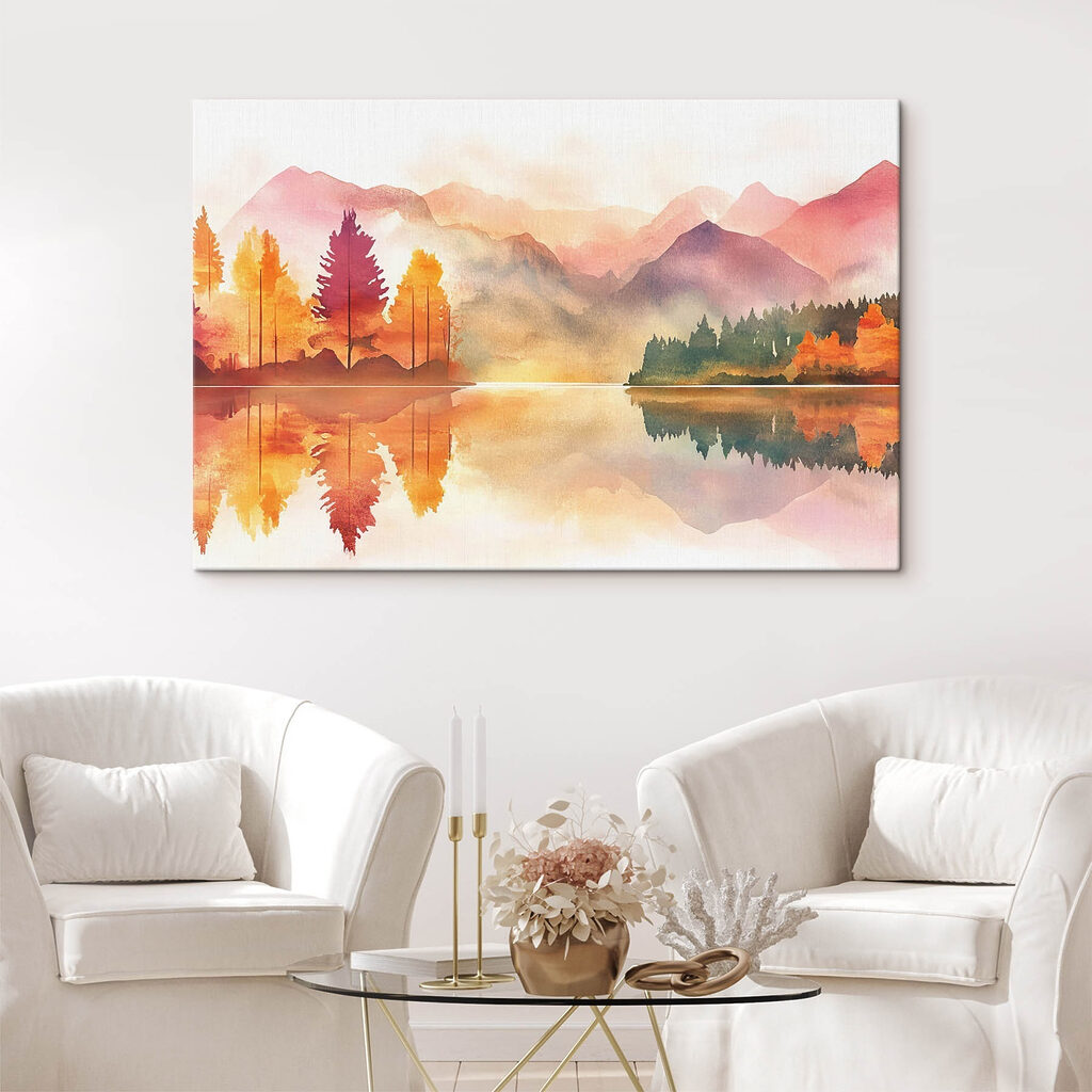 Toamnă pe lacul montan — interior 1