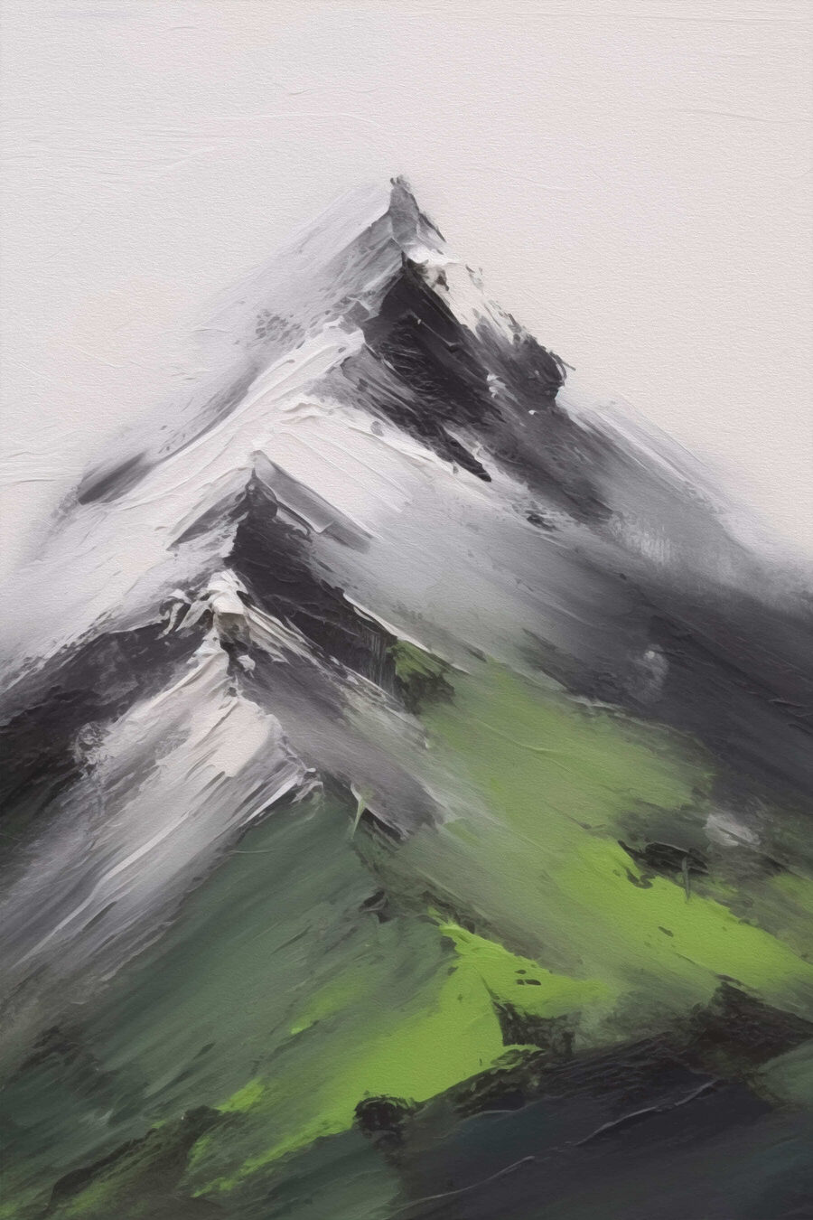 Creastă montană verde — design complet