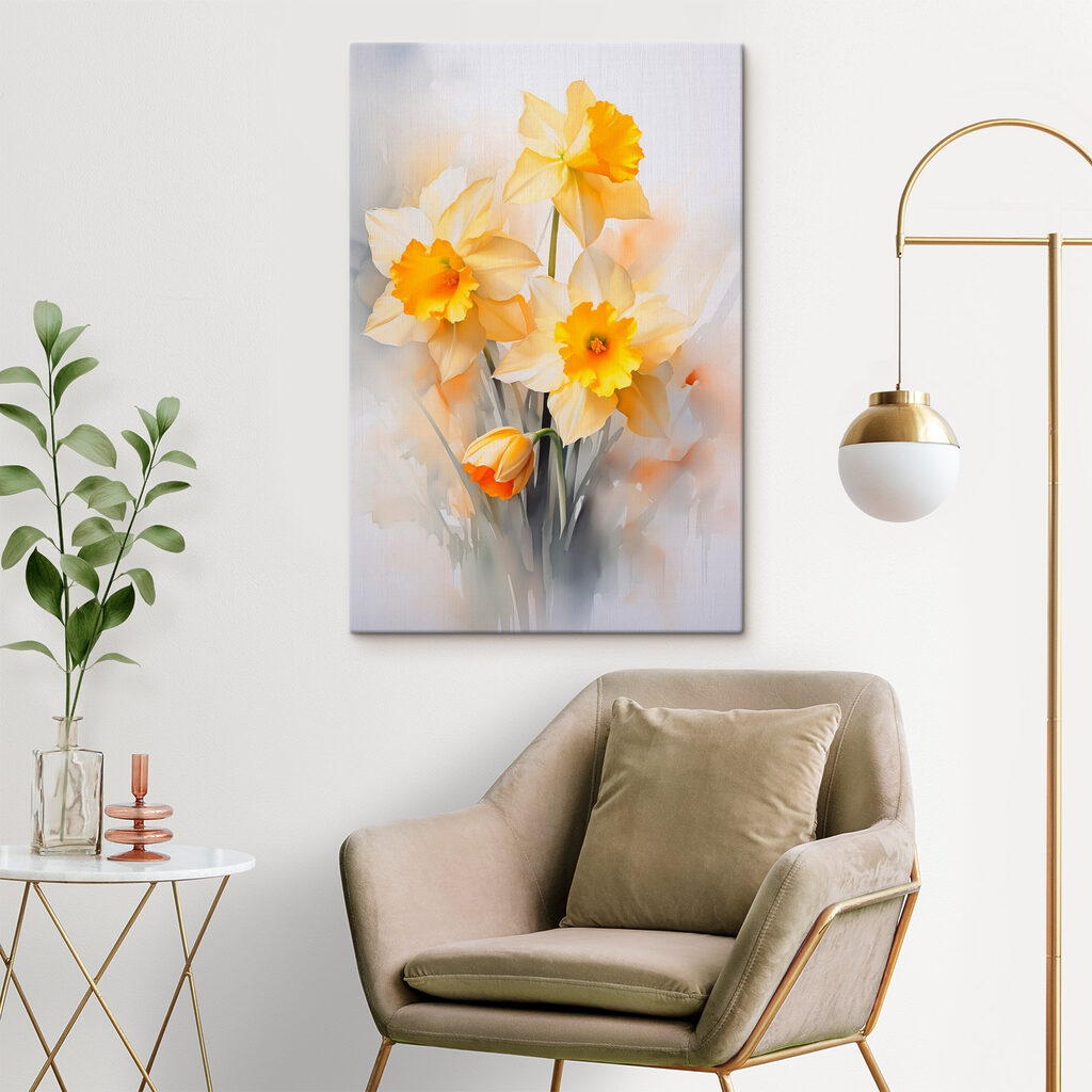 Narcise cu trompete calde — interior 2