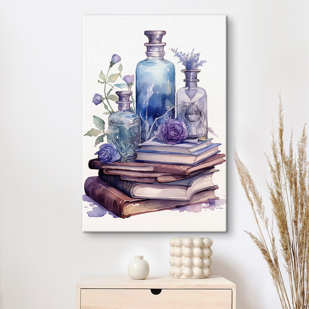 Sticle violete pe cărți — interior 2