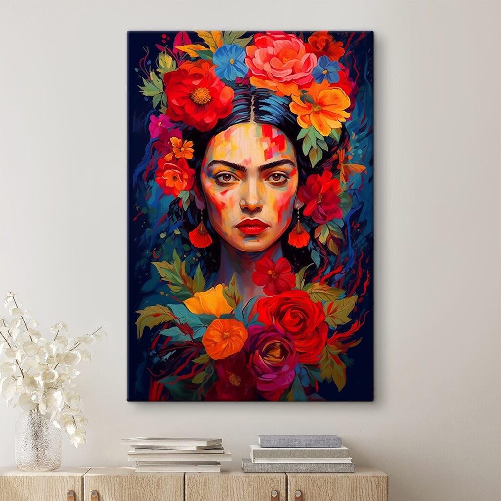 Frida printre flori aprinse — interior 1