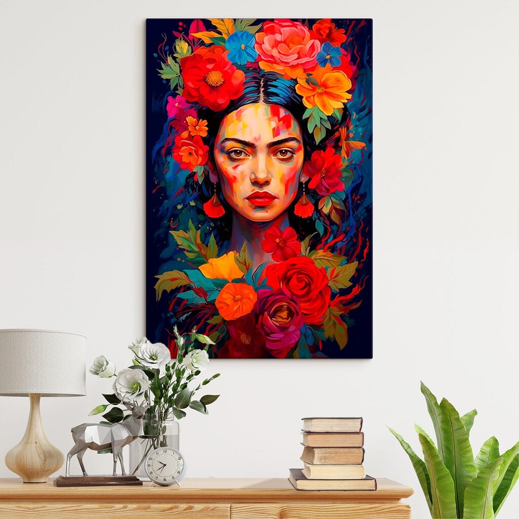 Frida printre flori aprinse — interior 2