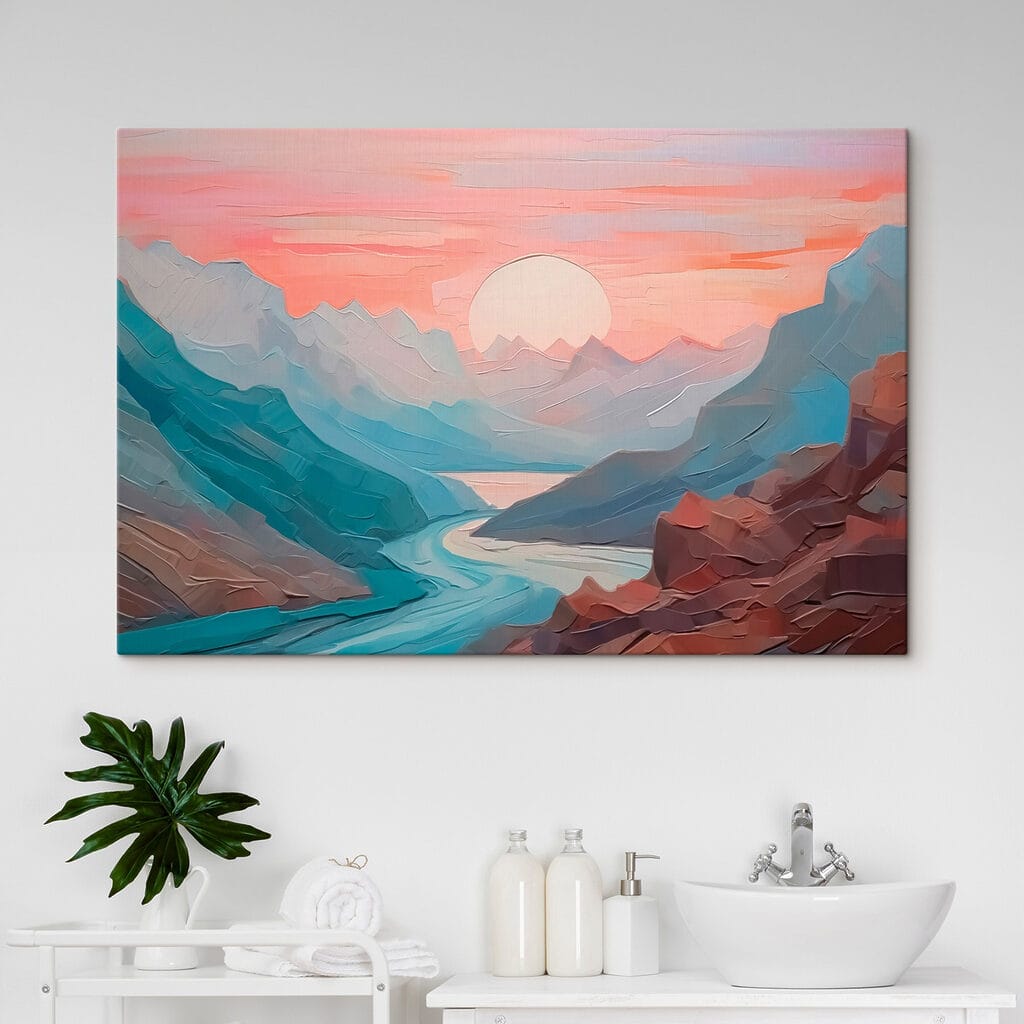 Defileu sub soare roz — interior 1