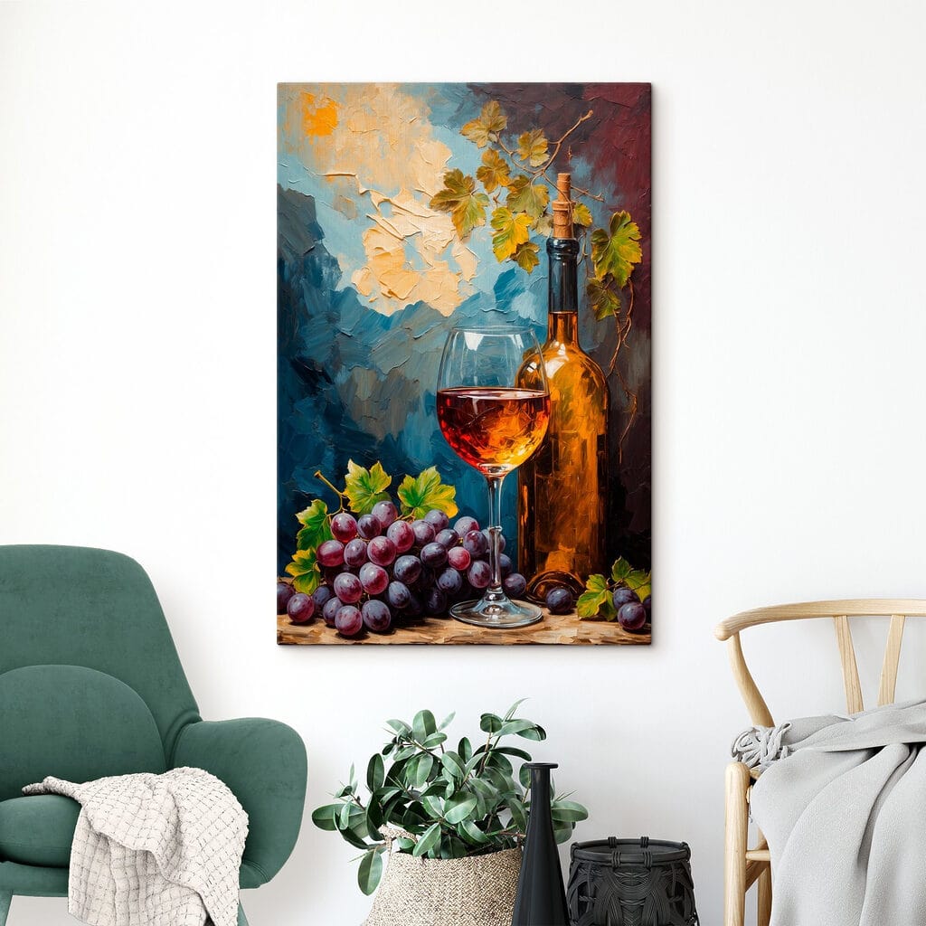 Vin lângă struguri violet — interior 1