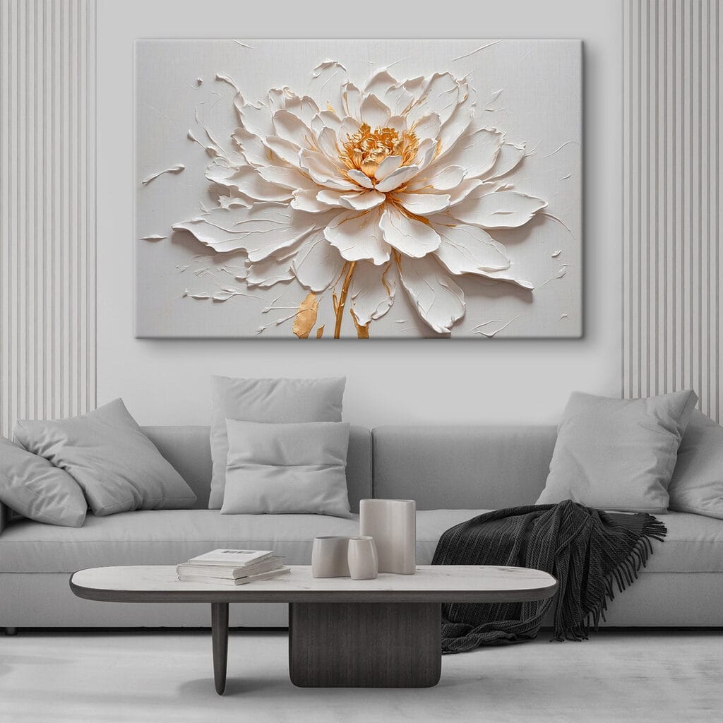 Floare albă, miez auriu — interior 1